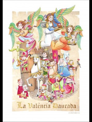 La Falla Infantil quemará los instrumentos renacentistas de los ángeles de la Catedral de Valencia