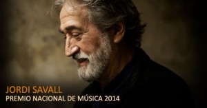 Jordi Savall, Premio Nacional de Música 2014 del Ministerio